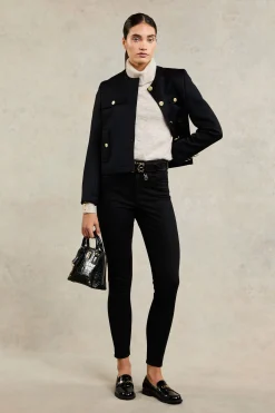 5 Pocket Jodhpur Jean (Black)