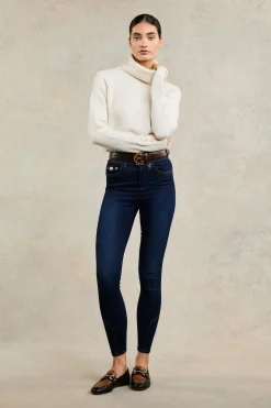 5 Pocket Jodhpur Jean (Dark Indigo)