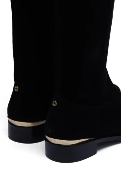 Albany Knee Boot (Black Suede)