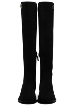Albany Knee Boot (Black Suede)