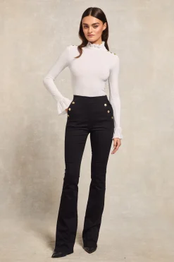 Amoria Flared Jean (Black)