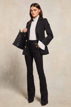 Amoria Flared Jean (Black)