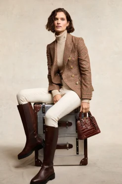 Astoria Knee Boot (Rich Chocolate)