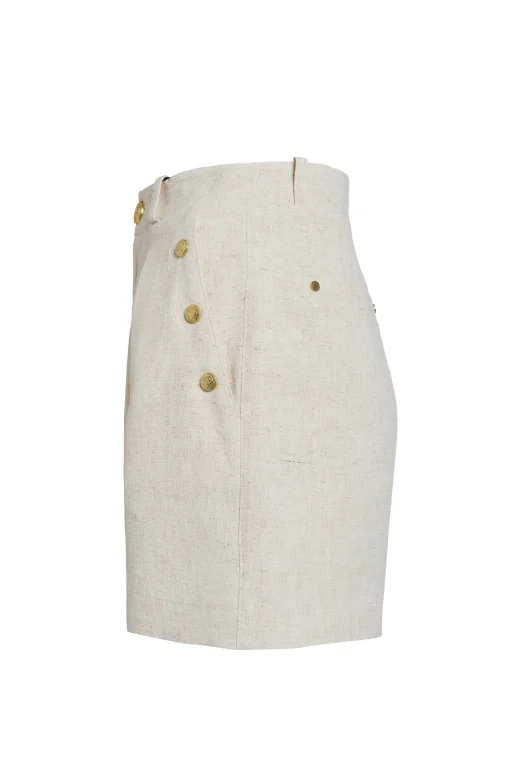 Belgravia Tailored Short (Natural Linen)