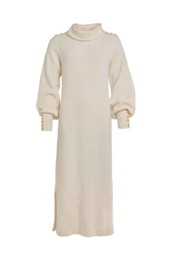 Berkeley Roll Neck Dress (Natural)