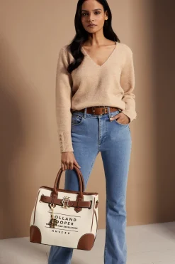 Berkeley V-Neck Knit (Camel)