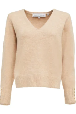 Berkeley V-Neck Knit (Camel)