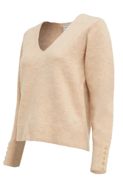 Berkeley V-Neck Knit (Camel)