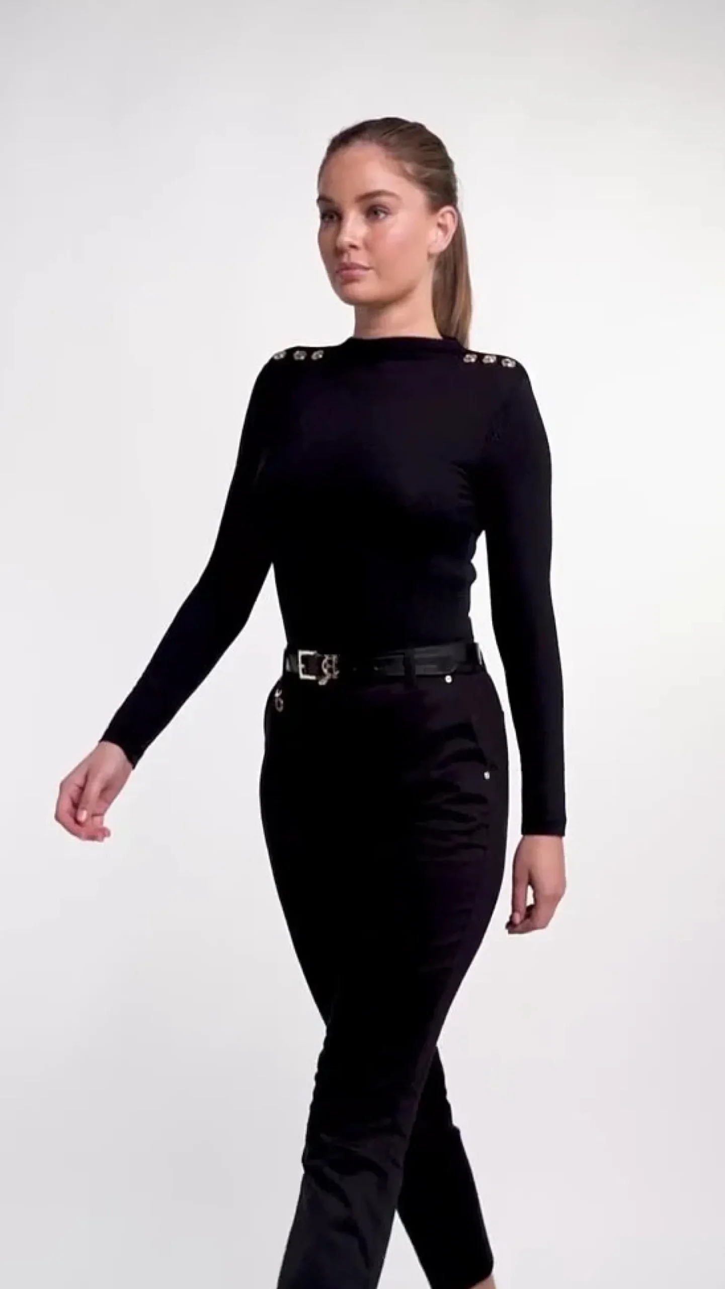 Bexley Cigarette Trouser (Black)