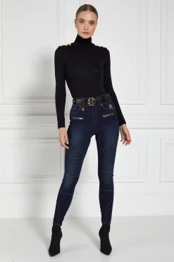 Biker Jean (Deep Indigo)