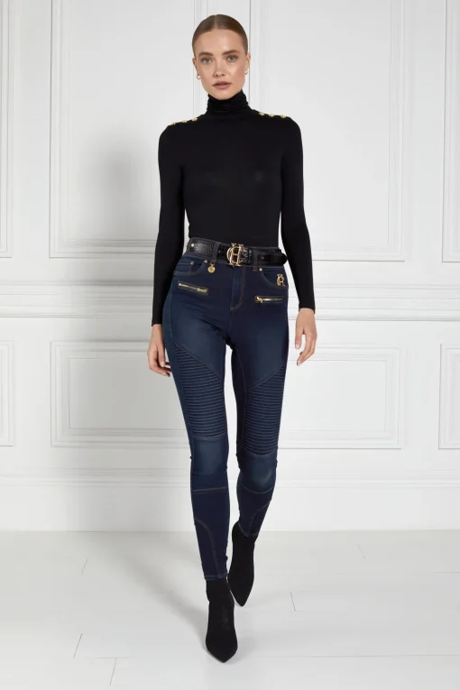 Biker Jean (Deep Indigo)