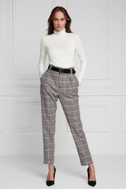 Buttoned Knit Roll Neck (Cream)