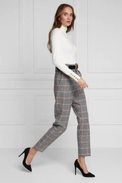 Buttoned Knit Roll Neck (Cream)