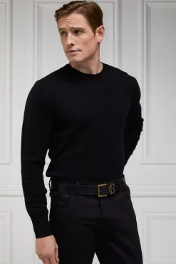 Byron Crew Neck Knit (Black)