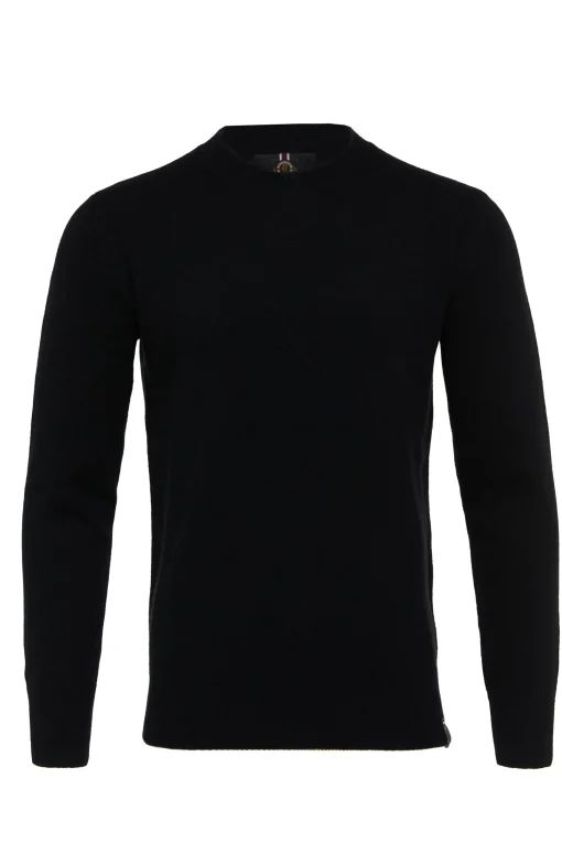 Byron Crew Neck Knit (Black)