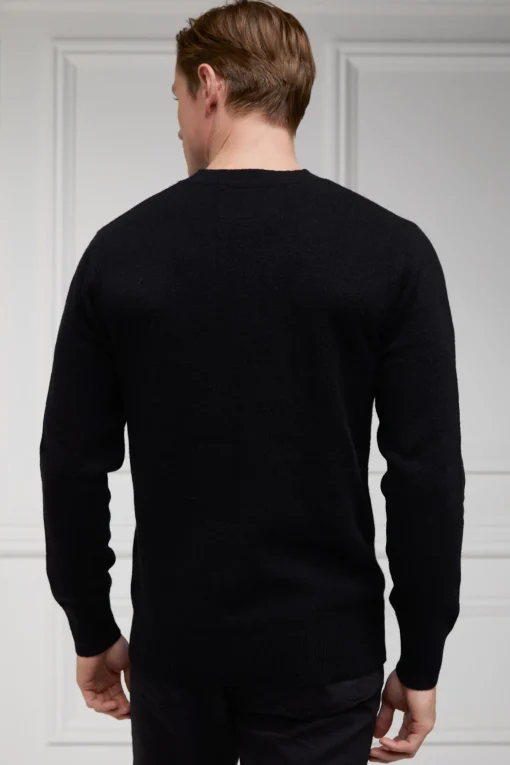 Byron Crew Neck Knit (Black)