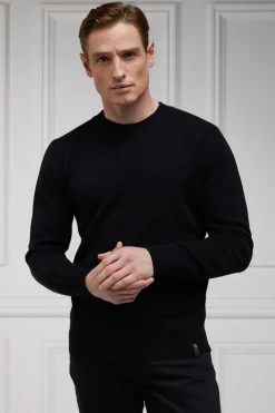 Byron Crew Neck Knit (Black)