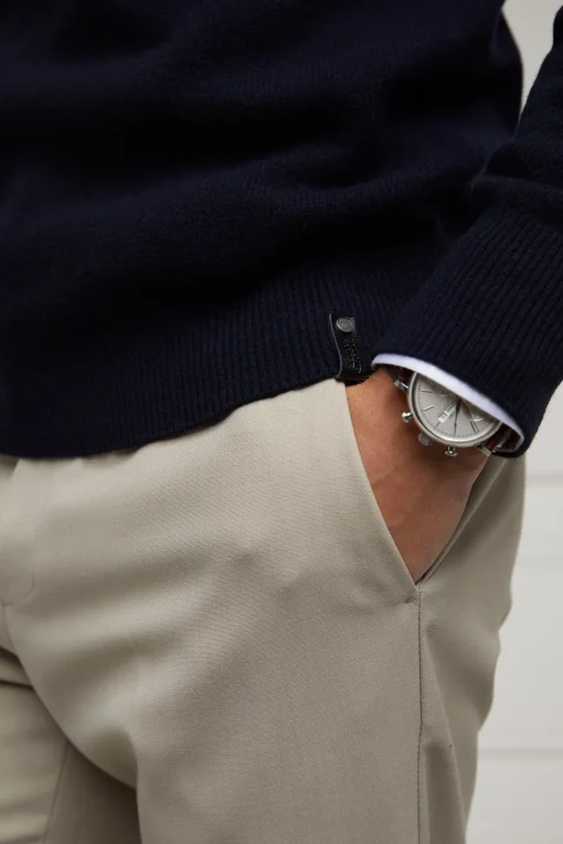 Byron Crew Neck Knit (Navy)