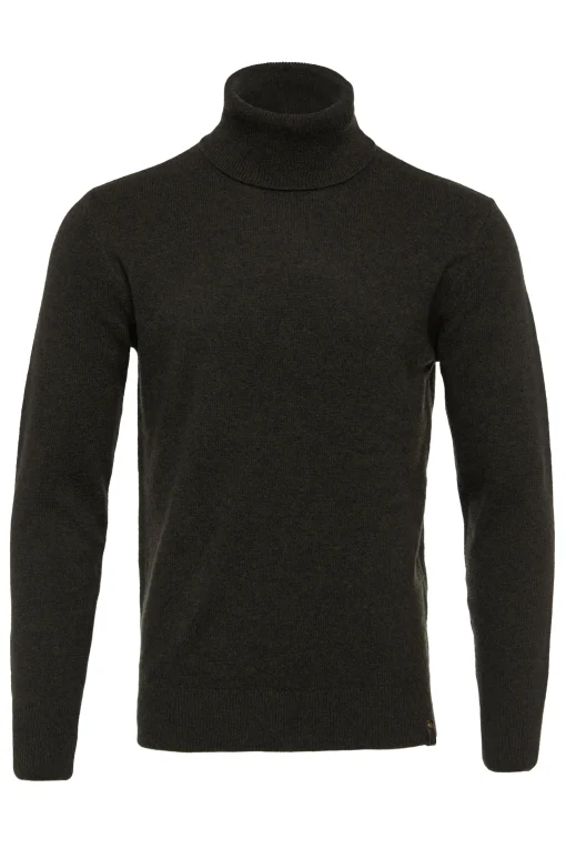 Byron Roll Neck Knit (Moss)