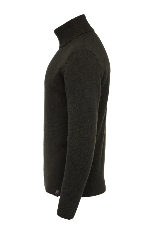 Byron Roll Neck Knit (Moss)