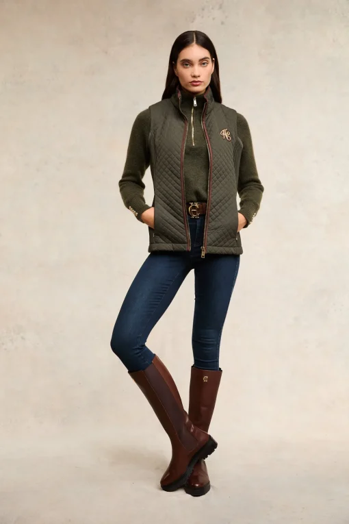 Cambridge Gilet (Dark Olive)