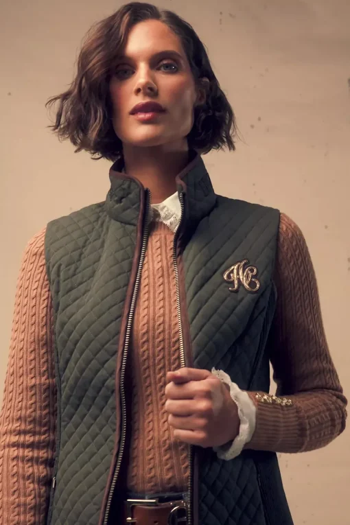 Cambridge Gilet (Dark Olive)