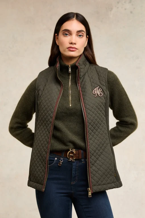 Cambridge Gilet (Dark Olive)
