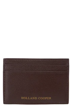 Chelsea Card Holder (Brown Herringbone)