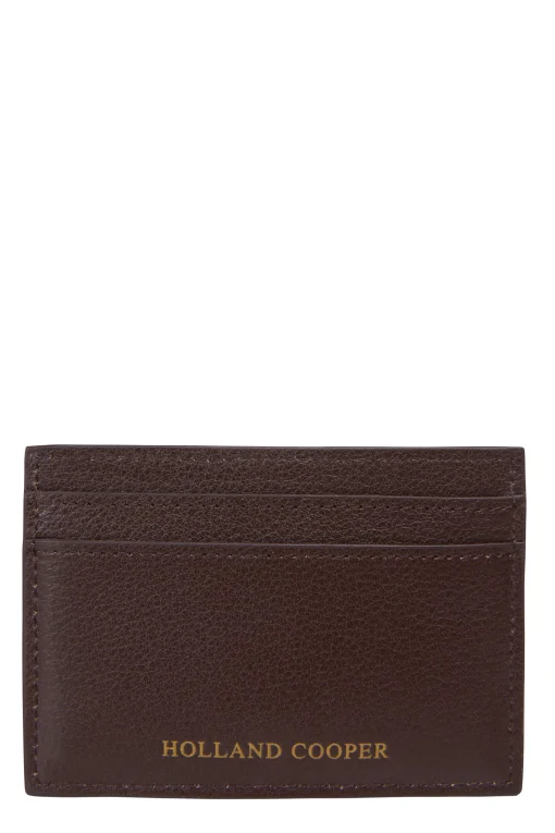 Chelsea Card Holder (Brown Herringbone)