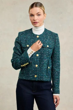 Chelsea Jacket (Emerald Boucle)