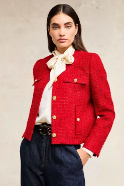 Chelsea Jacket (Red Boucle)