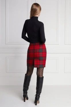 Chelsea Skirt (Red Tartan)