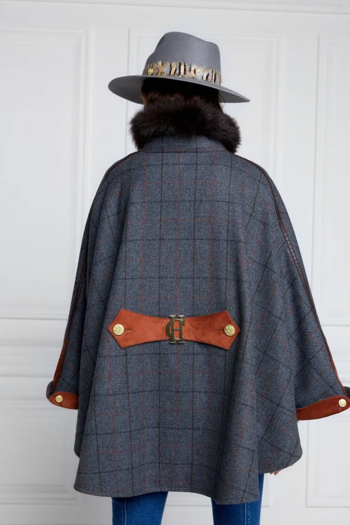Chiltern Cape (Mid Blue Check)