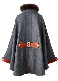 Chiltern Cape (Mid Blue Check)