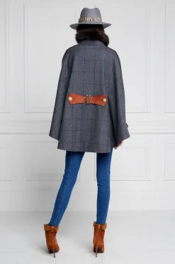 Chiltern Cape (Mid Blue Check)