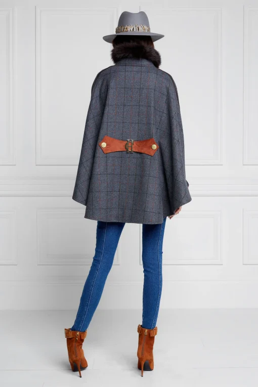 Chiltern Cape (Mid Blue Check)