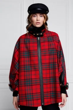 Chiltern Cape (Red Tartan)