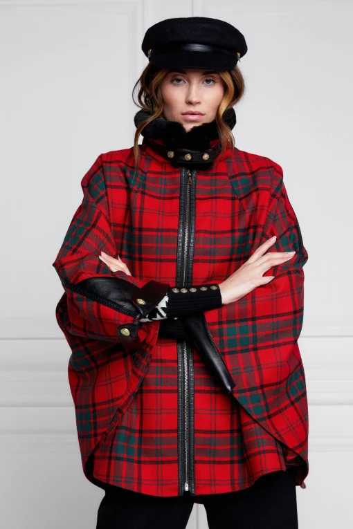 Chiltern Cape (Red Tartan)
