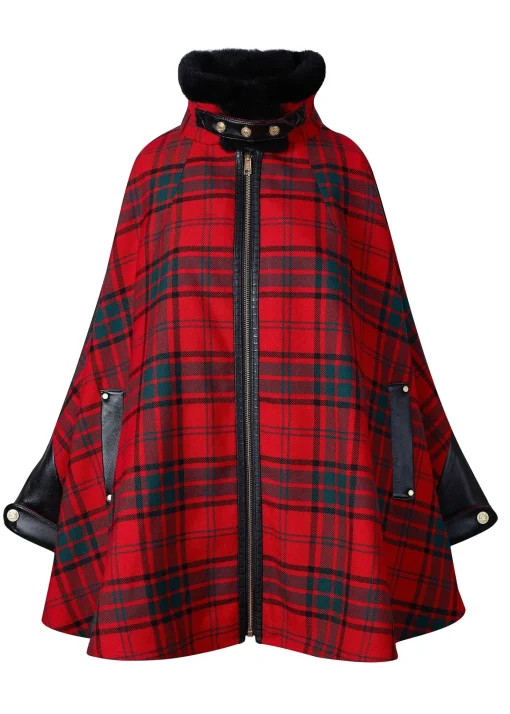 Chiltern Cape (Red Tartan)