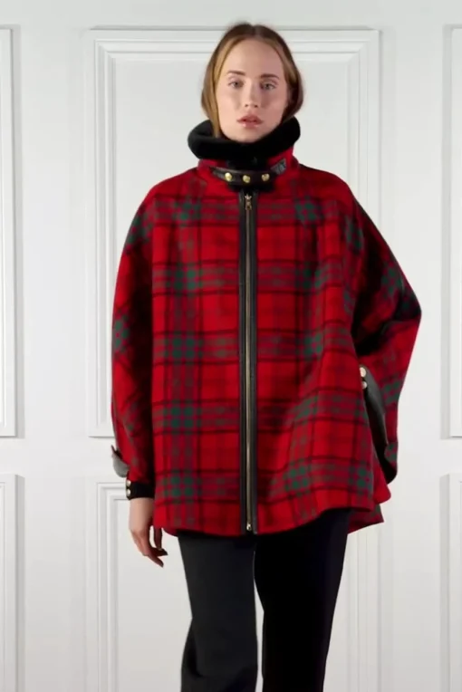 Chiltern Cape (Red Tartan)