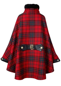 Chiltern Cape (Red Tartan)