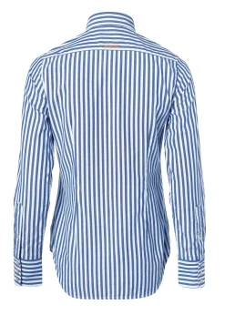 Classic Button Down Shirt (Navy Stripe)