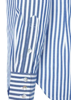 Classic Button Down Shirt (Navy Stripe)