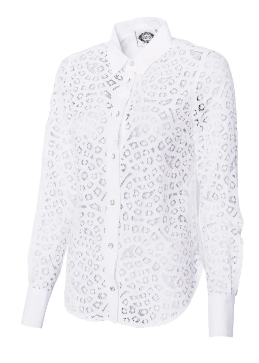 Classic Lace Shirt (White)