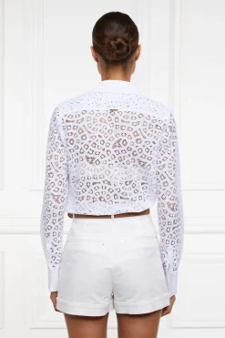 Classic Lace Shirt (White)
