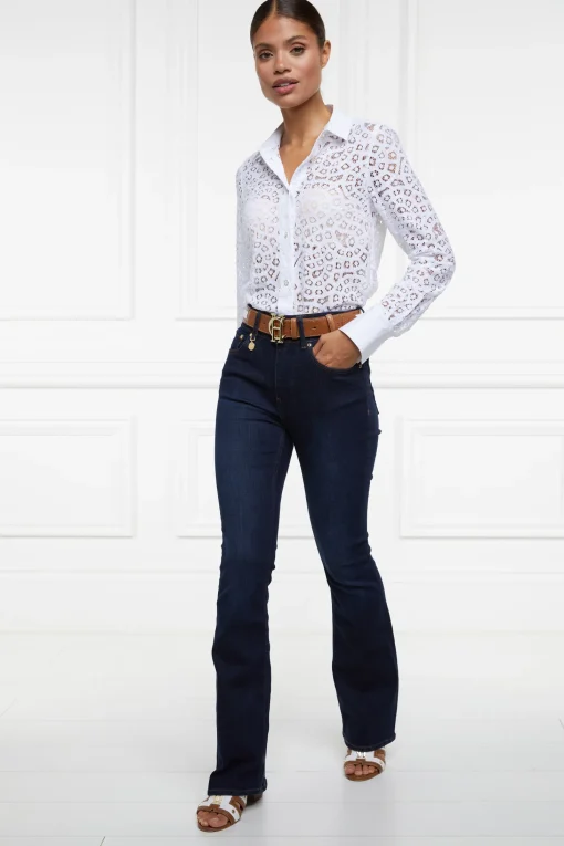 Classic Lace Shirt (White)