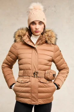 Cortina Bobble Hat (Camel Champagne)