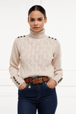 Cotswold Roll Neck Knit (Oatmeal)