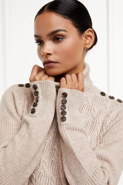 Cotswold Roll Neck Knit (Oatmeal)