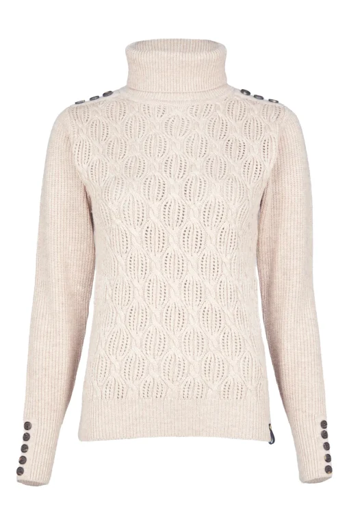 Cotswold Roll Neck Knit (Oatmeal)